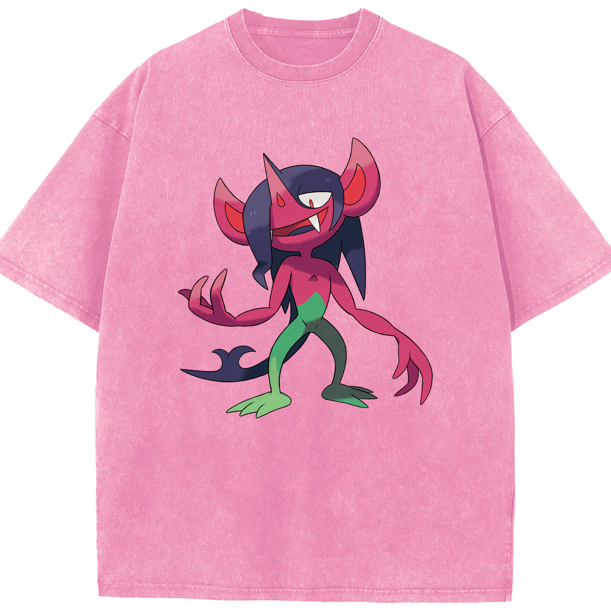 （画像用） ポケットモンスター Pokémon 綿100% ヴィンテージ風 半袖Tシャツ（フロントプリント）